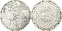 France 5 Euros Fraternité, Silver, Gadoury:EU647 -