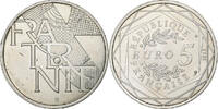 France 5 Euros Fraternité, Silver, Gadoury:EU647 -