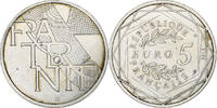 France 5 Euros Fraternité, Silver, Gadoury:EU647 -