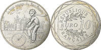 France 10 Euro Le Petit Prince (visite de Chambord), Paris, Silver -