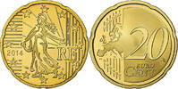 France 20 Euro Cent Brass -