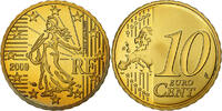 France 10 Euro Cent Paris, Brass, Gadoury:4b., KM:1410 -