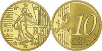 France 10 Euro Cent Paris, Brass, KM:1410 -