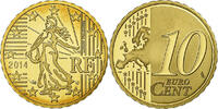 France 10 Euro Cent Brass -