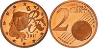 France 2 Euro Cent Paris, Copper Plated Steel, KM:1283 -