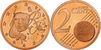 France 2 Euro Cent Paris, Copper Plated Steel, KM:1283 -
