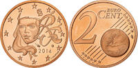 France 2 Euro Cent Copper Plated Steel -