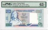 Cyprus 20 Pounds 1997-10-01, PMG -
