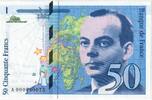 France 50 Francs St Exupéry, A, Pedigree -