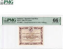Andorra 50 Centims 1936-12-19, PMG -