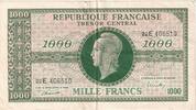 France 1000 Francs Marianne, Undated (1945), 22E -