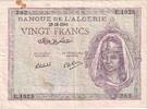 Algeria 20 Francs 1944-11-29 -