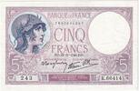 France 5 Francs Violet, 1940-11-28, K.66414 -