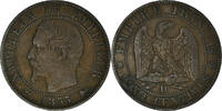 France 5 Centimes Coin, Napoleon III, Napoléon III, Lyon -