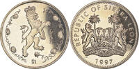 Sierra Leone Dollar Coin, British Royal Mint, Lion couronné -