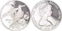 BRITISH VIRGIN ISLANDS Dollar Coin, Elizabeth II, Franklin Mint, U.S.A. -
