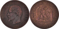 France 5 Centimes Coin, Napoleon III, Napoléon III, Lille -