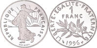 France Franc Coin, Semeuse, Paris, BE, Nickel, KM:925.2 -