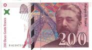 France 200 Francs Eiffel, Fayette:75.2, KM:159a -
