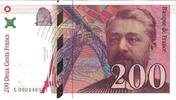 France 200 Francs Eiffel, L.000, Fayette:75.1, KM:159a -