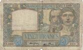 France 20 Francs Science et Travail, Z.346, Fayette:12.13 -