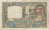 France 20 Francs Science et Travail, F.569, Fayette:12.18 -