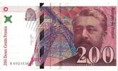 France 200 Francs Eiffel, R.002493649, Fayette:75.01, KM:159a -