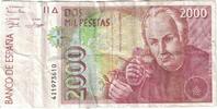 Spain 2000 Pesetas Banknote, 1992-04-24, KM:162 -