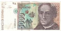 Spain 5000 Pesetas Banknote, 1992-10-12, KM:165 -