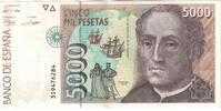 Spain 5000 Pesetas Banknote, 1992-10-12, KM:165 -