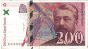France 200 Francs Eiffel, K.044, Fayette:75.4a, KM:159b -