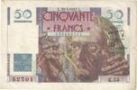 France 50 Francs Le Verrier, K.53, Fayette:20.7, KM:127b -
