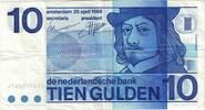 Netherlands 10 Gulden Banknote, KM:91b -