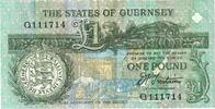 Guernsey 1 Pound Banknote, UNDATED 1991, KM:52b -
