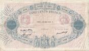 France 500 Francs Bleu et Rose, s.2148, Fayette:30.36, KM:66m -