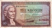 Iceland 10 Kronur 1961-03-29, KM:42 -