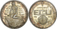 Denmark Medaille Ecu, Copenhague, Silver -