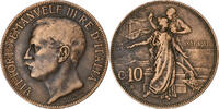 Italy 10 Centesimi Vittorio Emanuele III, Rome, Bronze, KM:51 -