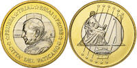Vatican Medaille 1 E, Essai-Trial Benoit XVI, Bi-Metallic -