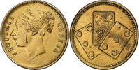 United Kingdom Medaille Casinos-Jeux, Reine Victoria, Brass -