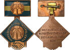 Germany Broche Vorbildliches Lehrlingskollektiv, Brass -