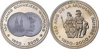 Switzerland Medaille 150 Ans de la Monnaie Suisse, 20 FRANCS -