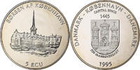Denmark 5 Ecu Kobenhaun, 550th Anniversary, Copper-nickel -