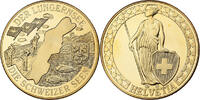 Switzerland Medal Der Lungernsee, Copper-Nickel Gilt -