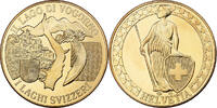 Switzerland Medal Lago di Vogorno, Copper-Nickel Gilt -