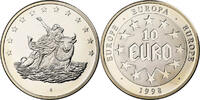 Germany Medal 10 Euro Europa, Silver Plated Copper -