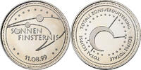 Germany Medal Sonnen Finsternis, Silver Plated Copper -
