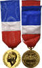 France Medaille Ministère de la Défense, Terre, Excellent Quality, Gilt -