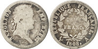 France 1/2 Franc Coin, Napoléon I, Paris, Silver, KM:680.1 -