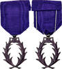France Medaille Ordre des Palmes Académiques, Uncirculated, Silvered bronze, 38 -